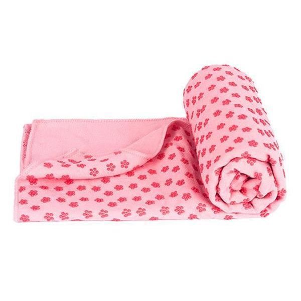 Protiskluzový ručník - růžový